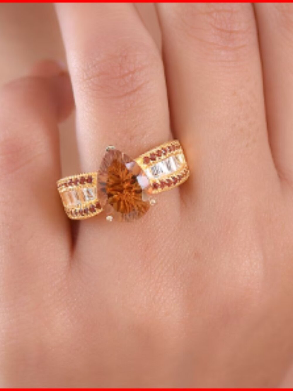 Autumn Alexite, Multi Gemstone Ring - Picture 3 of 5